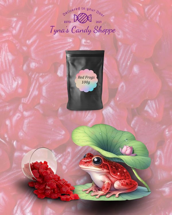 Tynas Candy Shoppe Red Frogs Hr