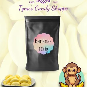 Tynas Candy Shoppe Banana Lollies