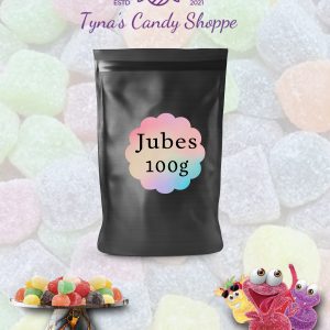 Fresha Jubes 100g tynas candy shop lollie online